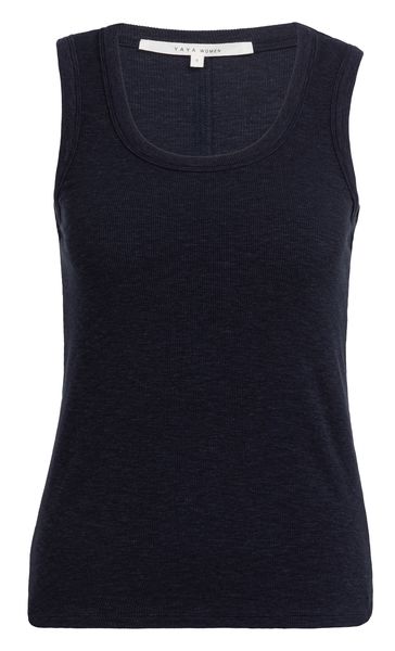 YaYa Geribd singlet met ronde hals NAVY BLAZER BLUE 01-729051-603