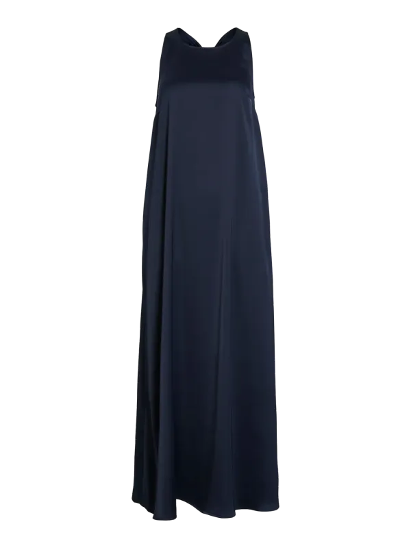 Vila VISTELLA O-NECK S/L MAXI DRESS/DC Navy Blazer 14113338