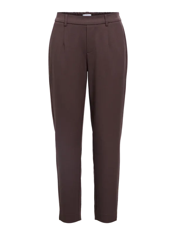 Object OBJLISA SLIM PANT NOOS Seal Brown 23029728