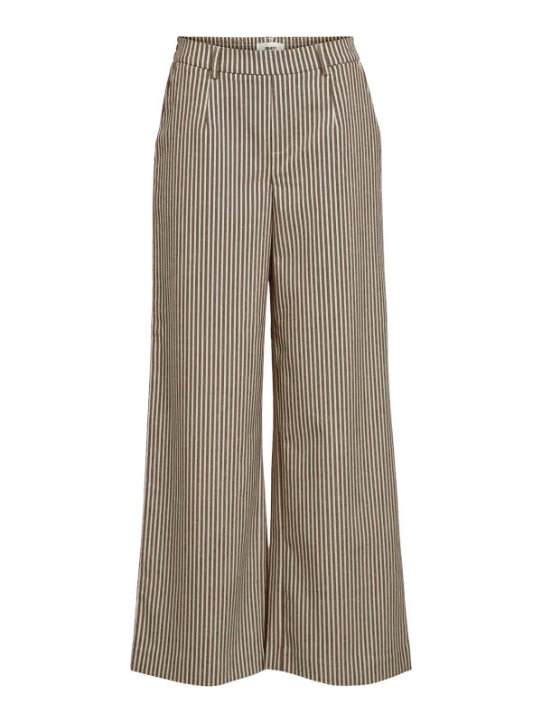 Object OBJLISA WIDE PANT AOP NOOS Cloud Dancer/Morel 23040544