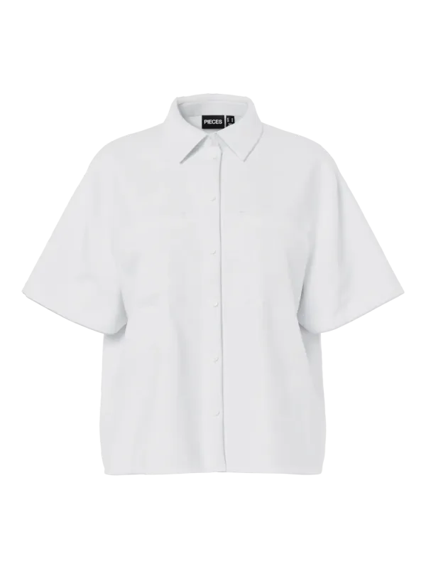 Pieces PCMELIA SS SHIRT WVN NOOS BC Bright White 17162286