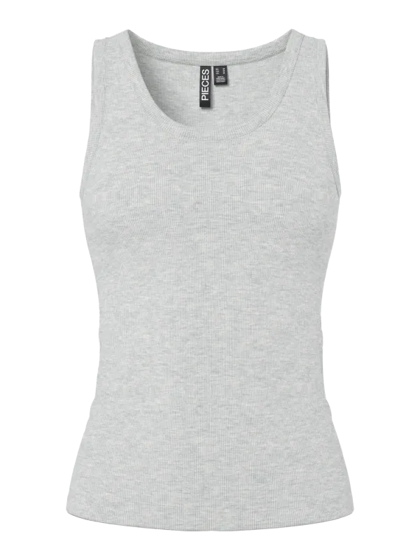 Pieces PCMAY STRAP TOP JRS NOOS BC Light Grey Melange 17154482