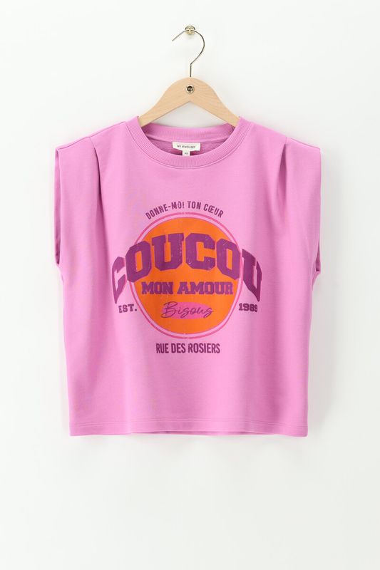 My Jewellery Paarse top 'Coucou' Purple MJ15594