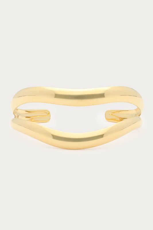 My Jewellery Bold bangle dubbele swirl Gold MJ15366