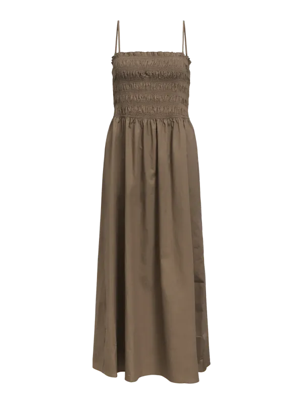 Object OBJELLY HOPE S/L RE SMOCK MIDI DRES: Morel 23048707