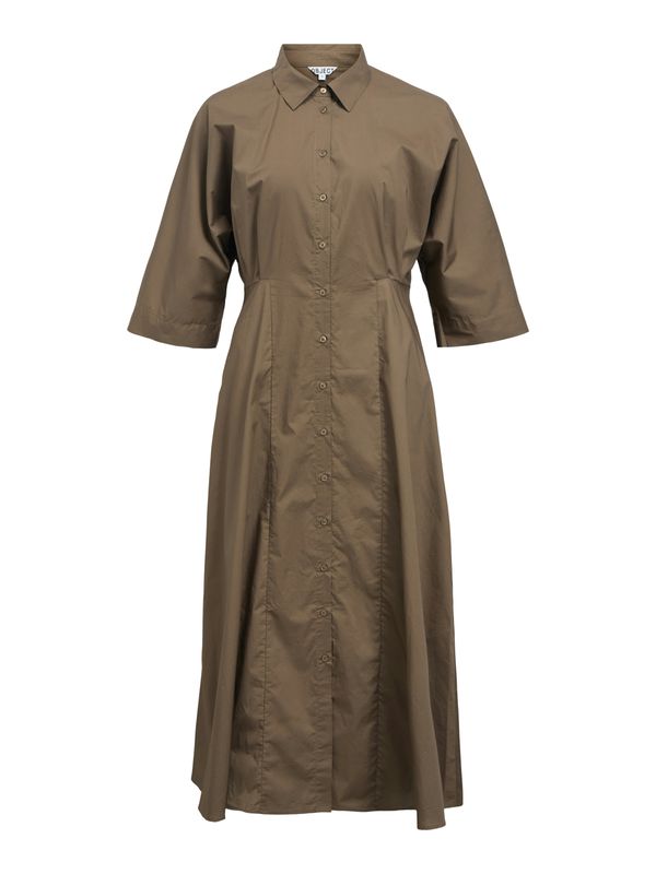 Object OBJELLY HOPE 3/4 RE MIDI DRESS 144 Morel 23048962