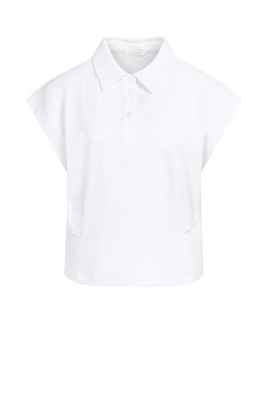 YaYa Jersey blouse with darts PURE WHITE 01-209213-604