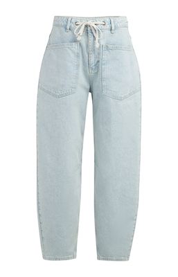 YaYa Colored worker denim w. cord LIGHT DENIM 01-311139-604