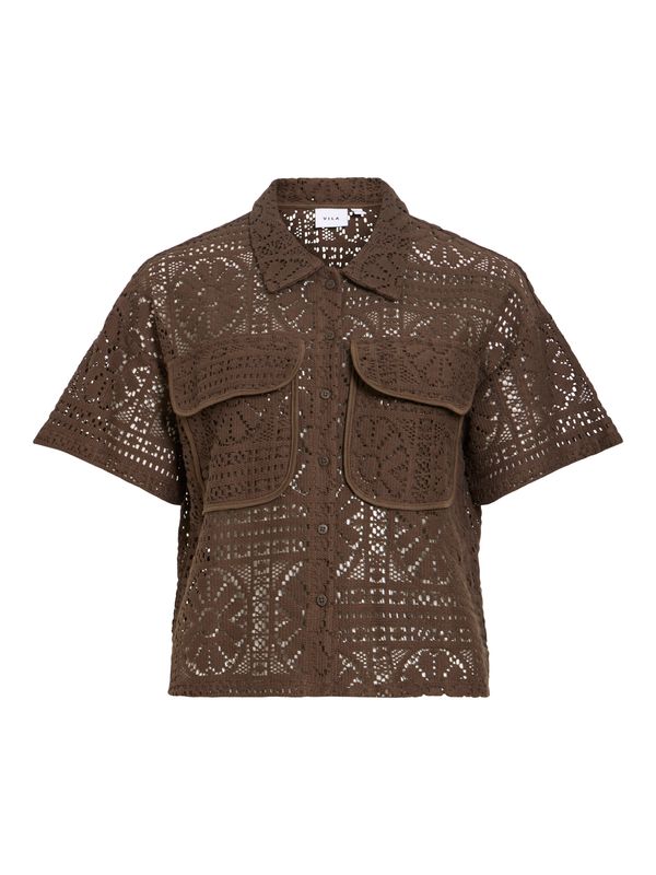 Vila VIMERINDA 2/4 SHIRT/VOL/2 Slate Black 14114089