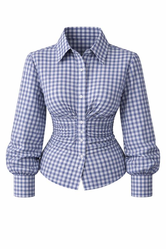 Ambika Blouse Amerie Bleu Amerie - ruit