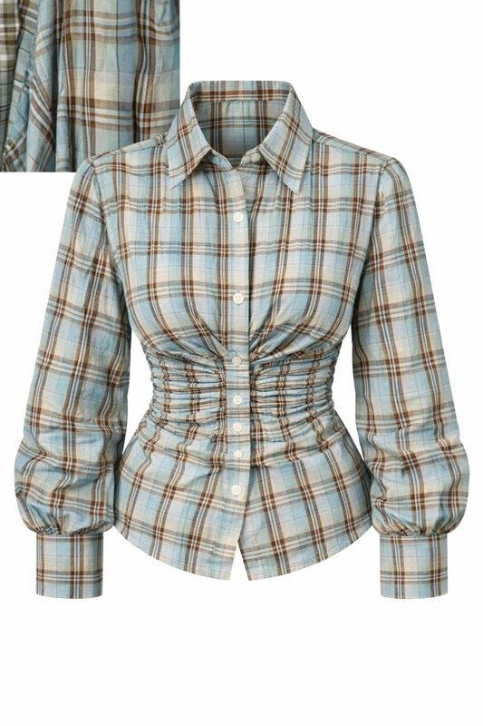 Ambika Blouse Amerie green Amerie - ruit