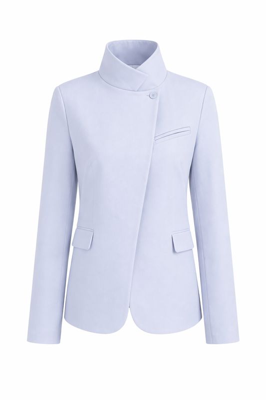 Ambika blazer met split voor Sky Blue Igone