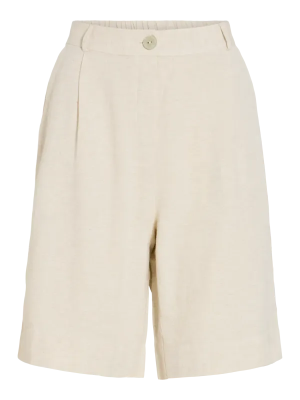 Vila VIPRISILLA HW BERMUDA SHORTS/VOL - : Hibiscus 14113584