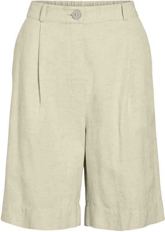 Vila VIPRISILLA HW BERMUDA SHORTS/VOL - : Super Light Natural 14113584