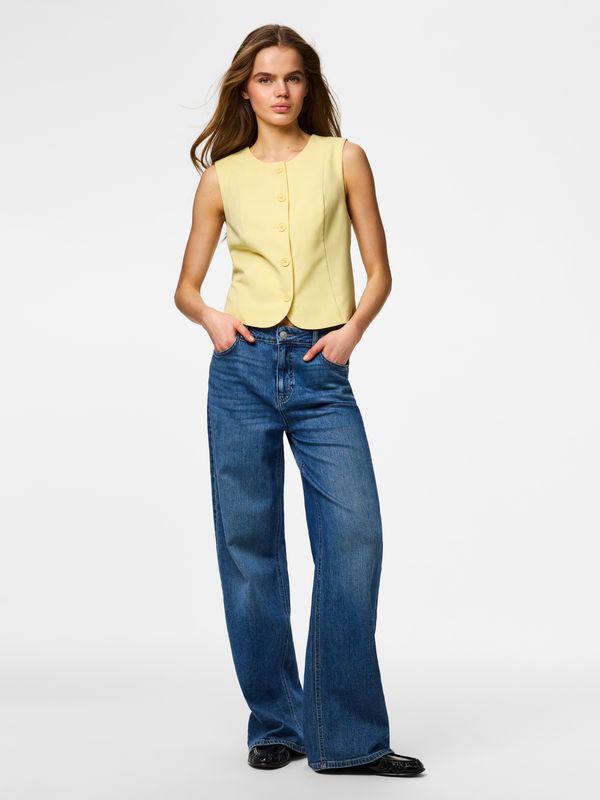 Pieces PCKAMIL FITTED VEST NOOS BC French Vanilla 17162406