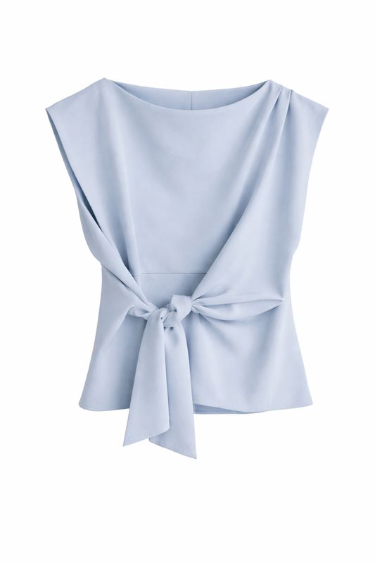 Ambika Top Strik Light Blue Britt