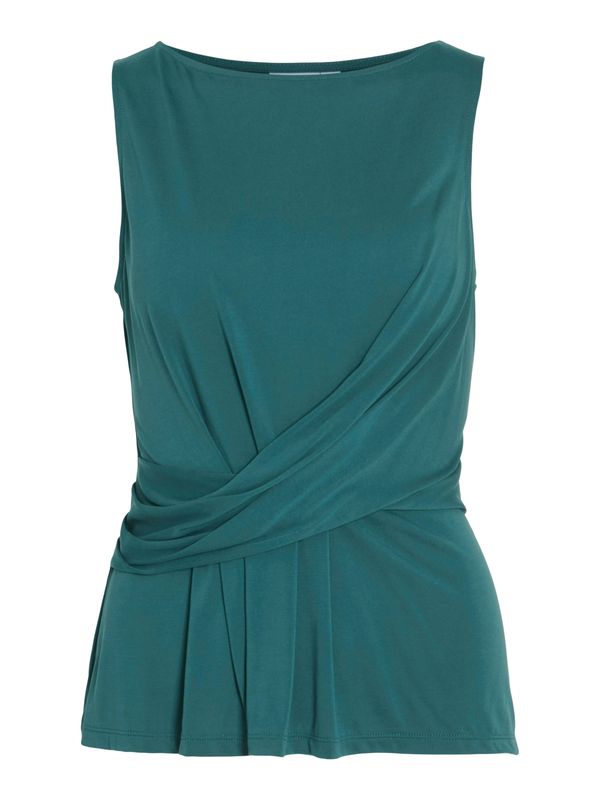 Vila VIMODALA BOAT NECK S/L TOP/VOL/BFS Atlantic Deep 14113635