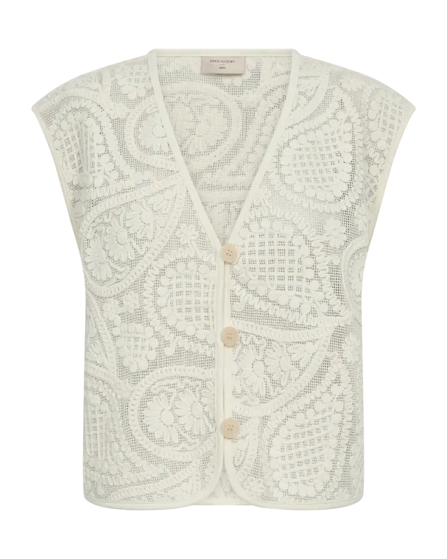 Freequent FQCROSSY-WAISTCOAT Moonbeam 208009