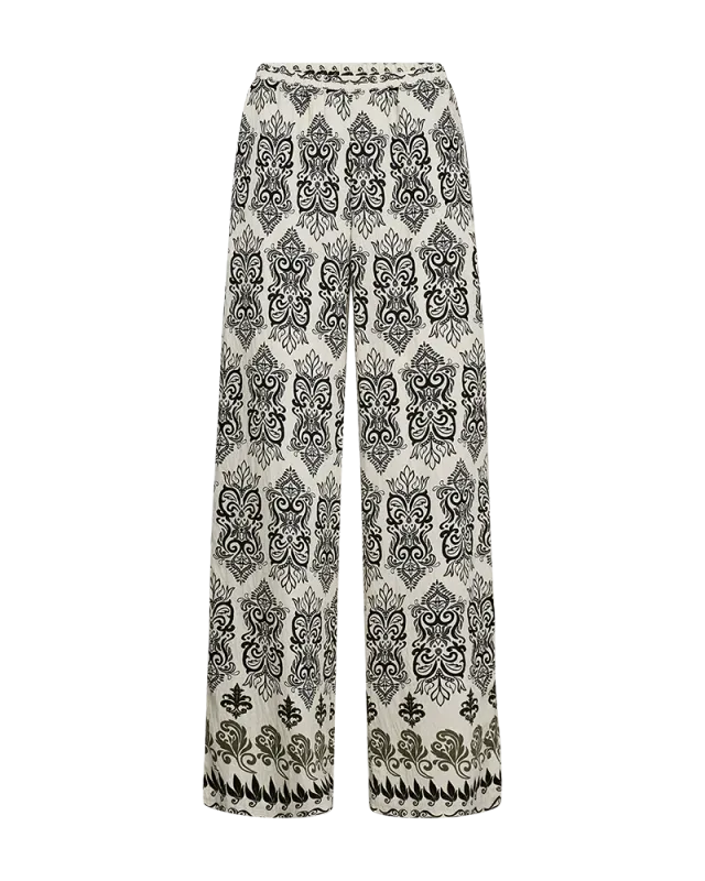 Freequent FQJONY-PANTS Moonbeam w. Black 208020