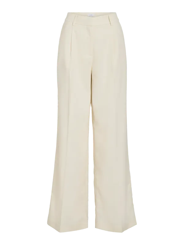 Vila VIPOCKEY HW TAILORED PANTS Birch 14115356