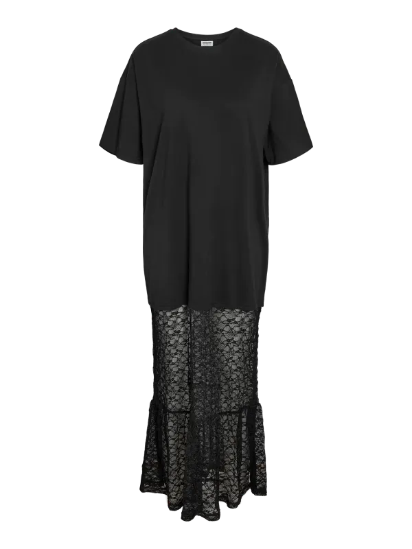 Noisy May NMMILLY S/S MAXI LACE MIX DRESS JRS Black 27037730
