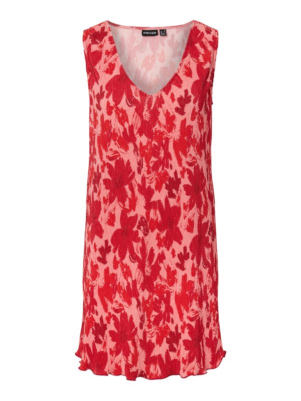 Pieces PCFLORA SL TANK REV. DRESS JRS MSA : Adrenaline Rush/Red 17163458