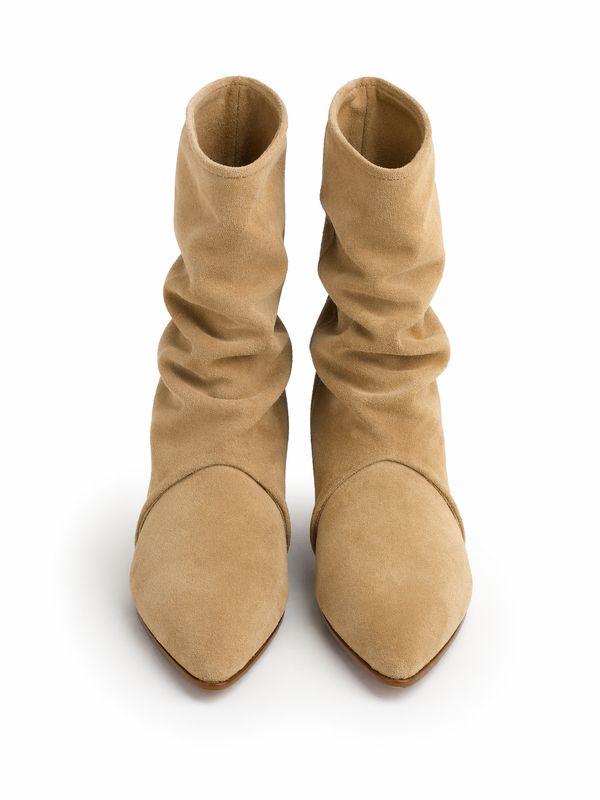 Shoecolate laars  met overslag sand 8.25.12.231.04