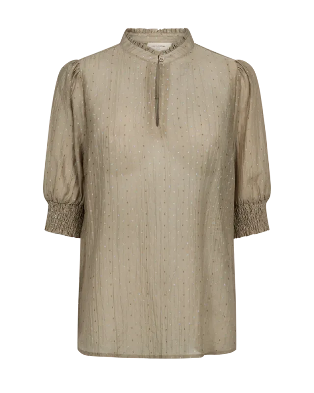 Freequent FQFLORY-BLOUSE Silver Mink w. Silver 208002