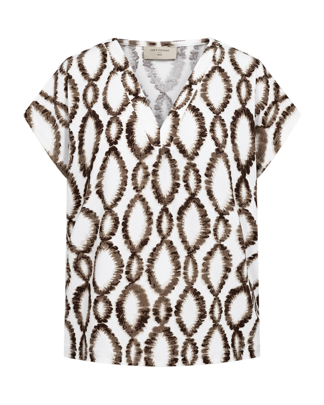 Freequent FQFLOI-TEE Brilliant White w. Coffee Bean 208038