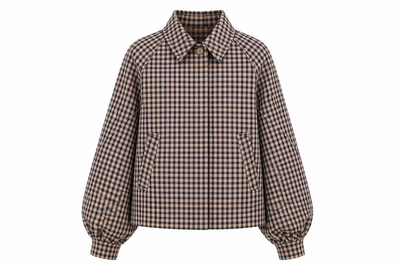 Ambika Cape Blue check Eli