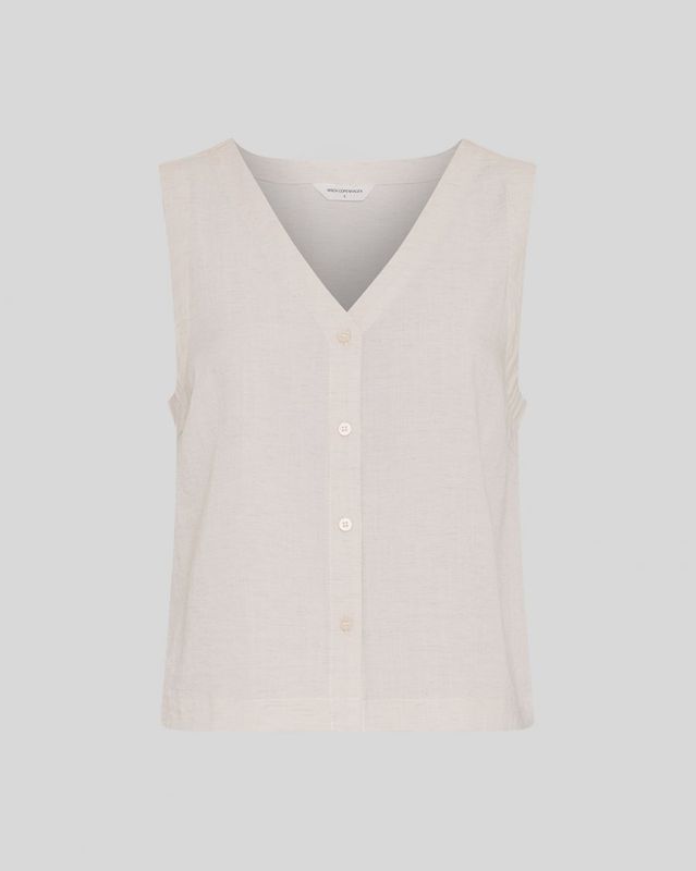 MSCH Copenhagen MSCHDaria SL Shirt Sand Melange 19823