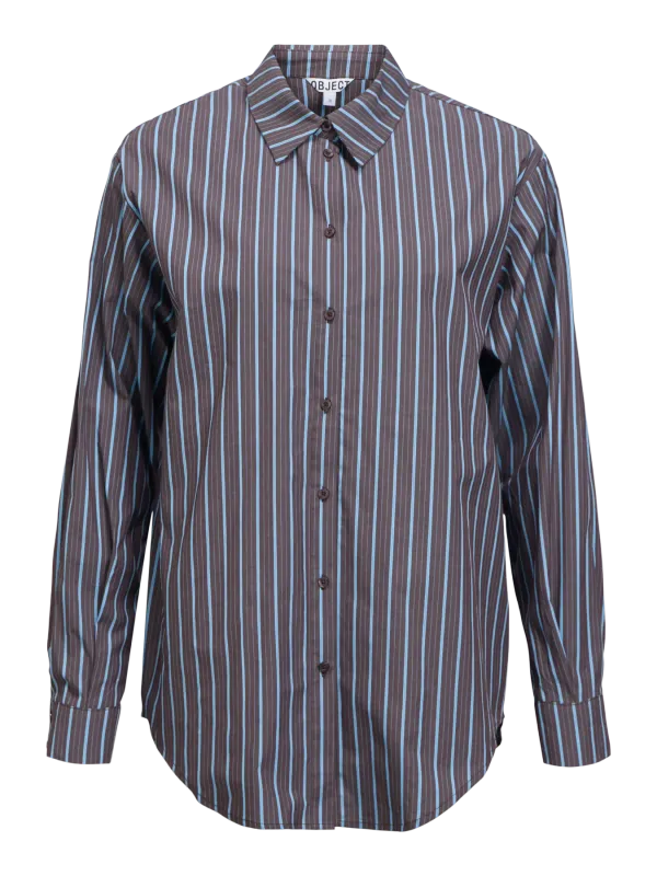 Object OBJTUTTA LO L/S SHIRT NOOS Seal Brown/Little bo 23044666