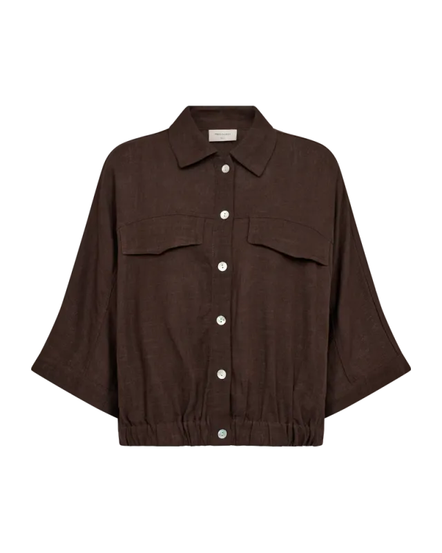 Freequent FQLARIN-JACKET Coffee Bean 208134