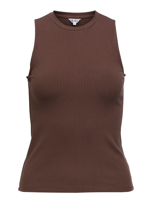 Object OBJJAMIE S/L TANK TOP NOOS Seal Brown 23034452