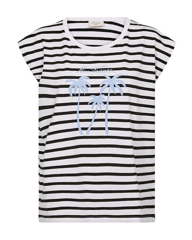 Freequent FQFENJAL-TEE Brilliant White w. Coffee Bean 208015