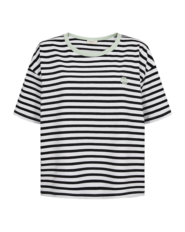 Freequent FQFENJAL-TEE Brilliant White w. Black 208014