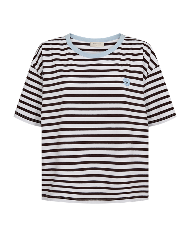 Freequent FQFENJAL-TEE Brilliant White w. Coffee Bean 208014