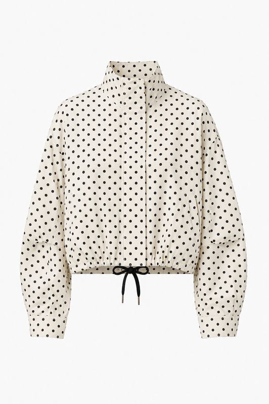 Nameless Polka dot jasje White black 06yx02