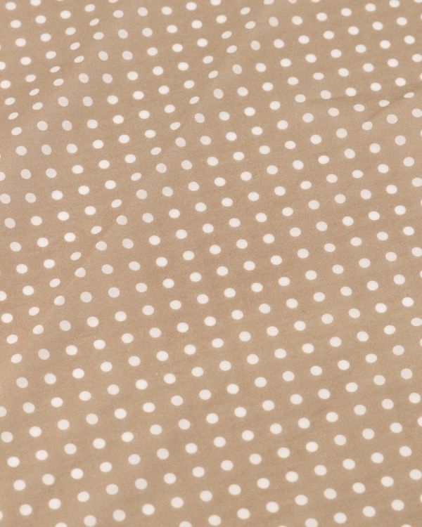 Teatro Sjaal polkadot Taupe/Creme Astrid polka