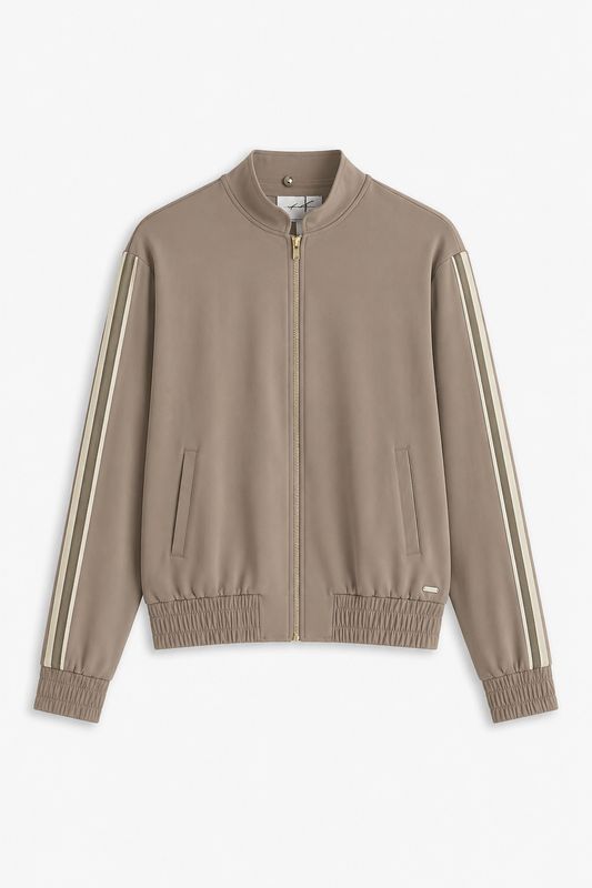 Ambika Bomber Stripe travel -  taupe TA-Bomber Stripe