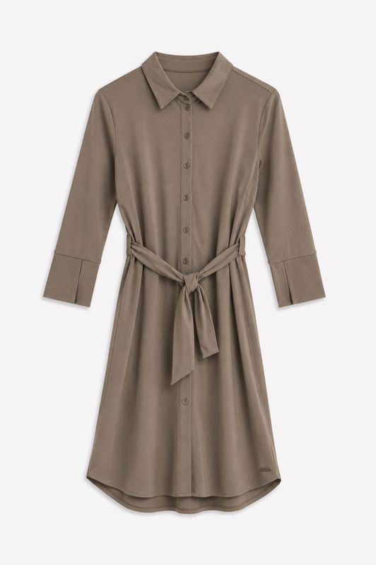 Ambika Jurk Harleth taupe TA-Harleth
