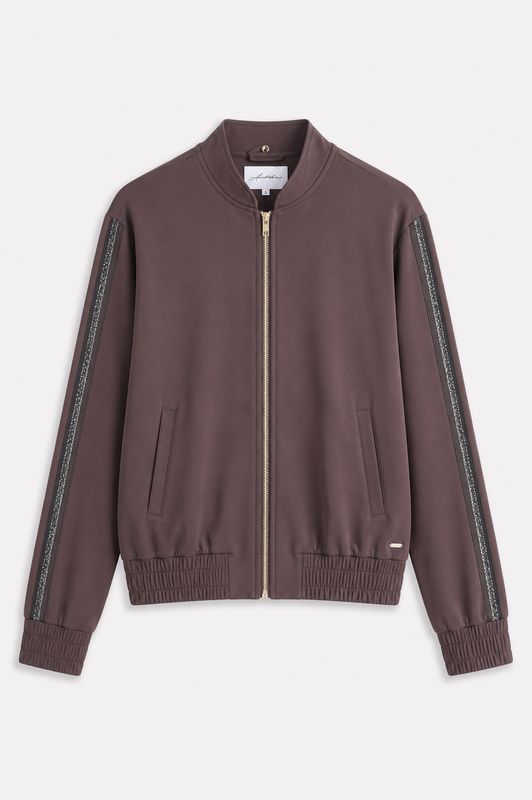 Ambika Travel - Bomber Stripe bruin TA-Bomber Stripe