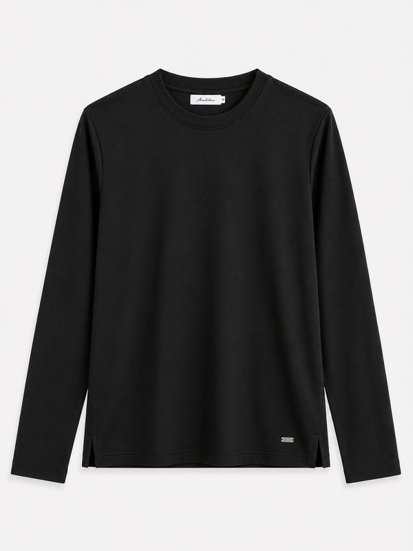 Ambika Top Carlyle ronde hals black TA-Carlyle
