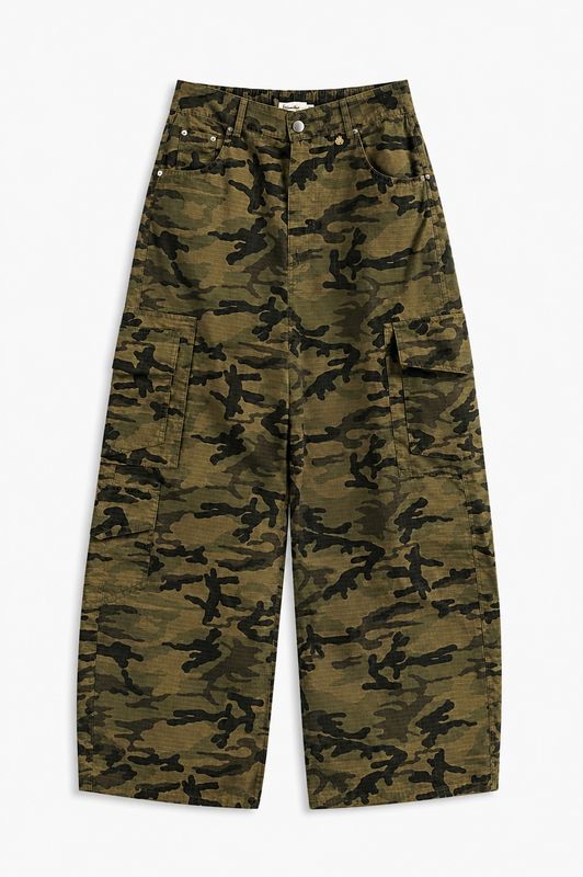 Ambika Camouflage Cargo Broek Dark Camouflage Caby