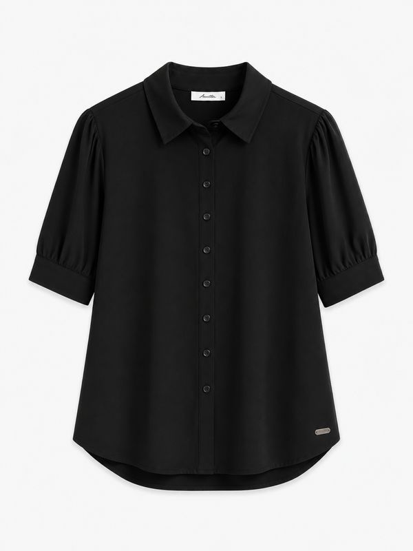 Ambika Falcon travel blouse korte mouw black TA-Falcon