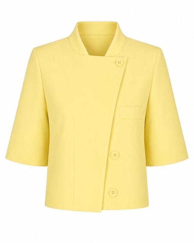 Ambika Blazer korte mouw Yellow Alaia
