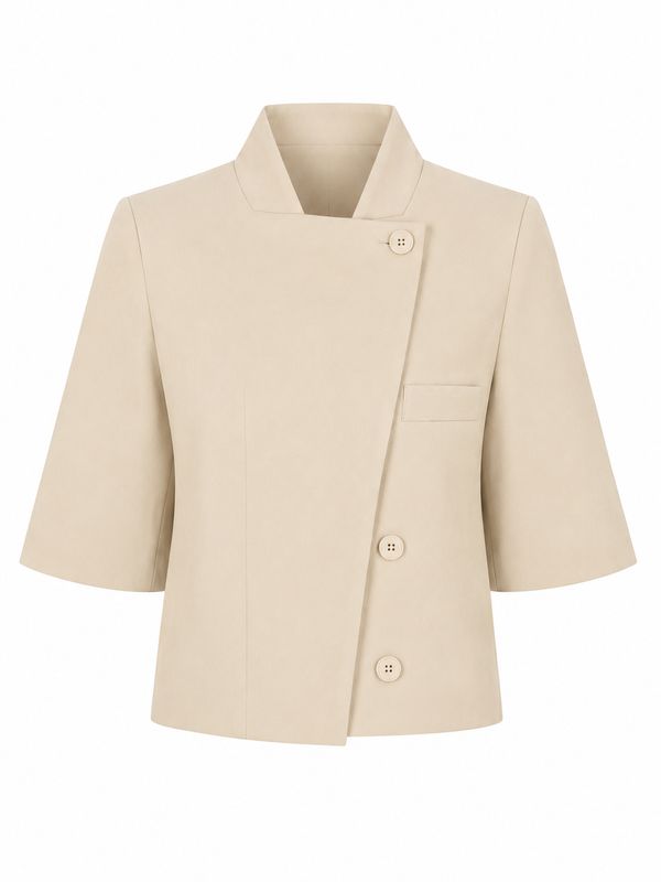 Ambika Blazer korte mouw Beige Alaia