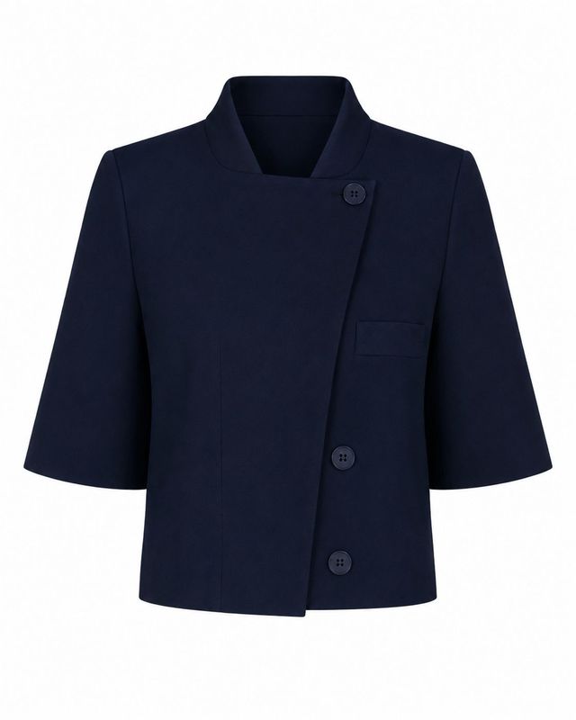 Ambika Blazer korte mouw Navy Alaia