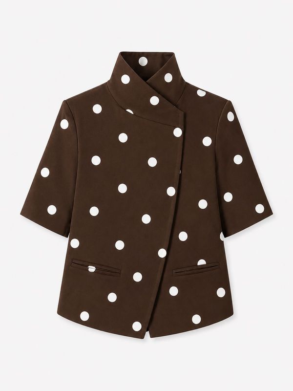 Ambika Polkadot blazer Brown 70957