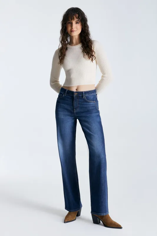Cup Of Joe Denim wide straight Dark Blue Nova
